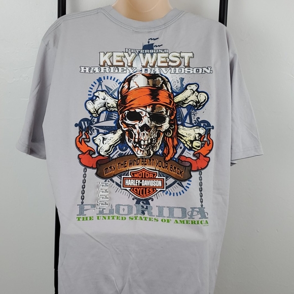 Harley Davidson graphic top t-shirt cotton size L - Picture 2 of 6